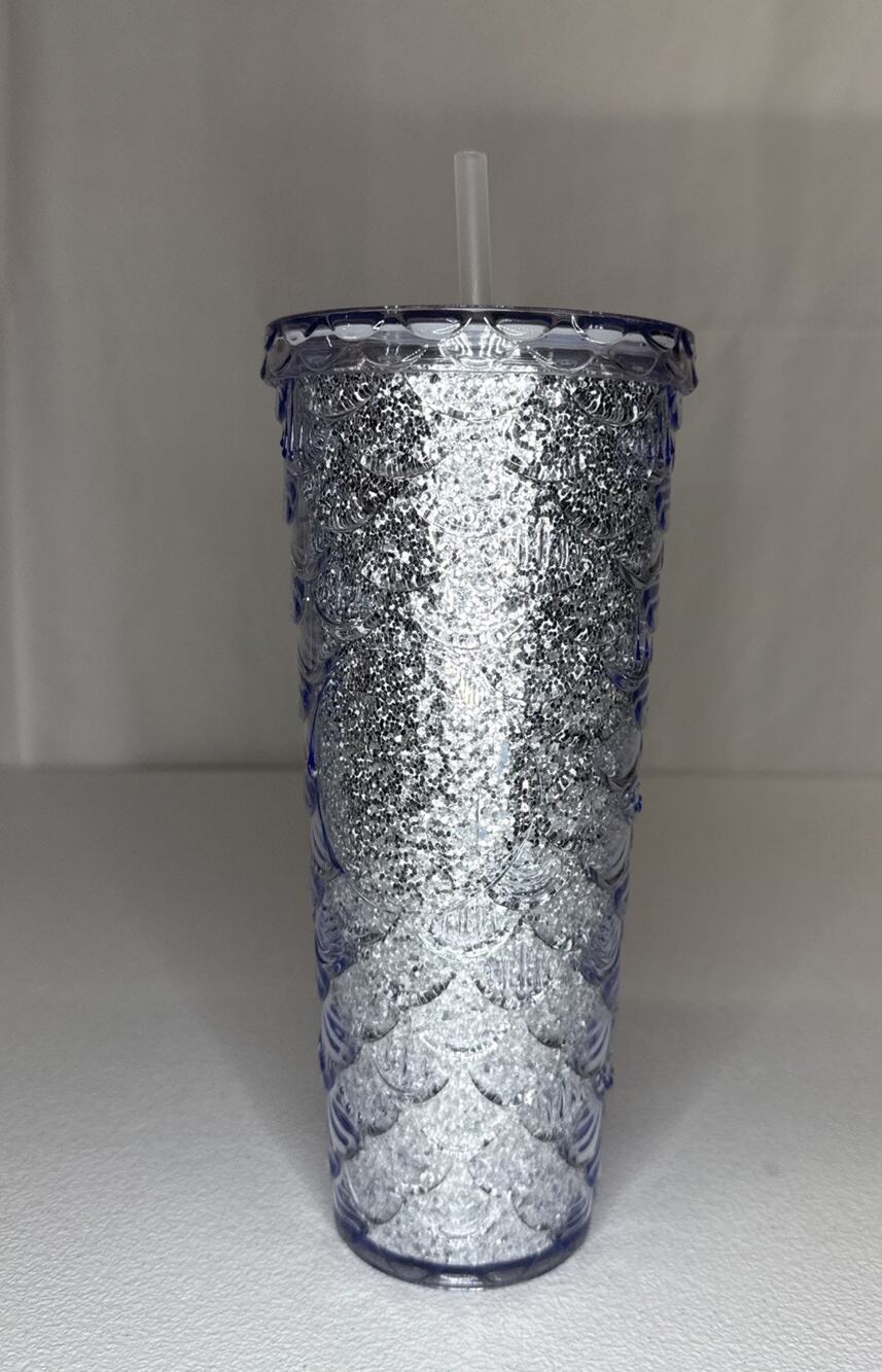 27 Fl Oz DG Mermaid Tumbler Silver Glitter